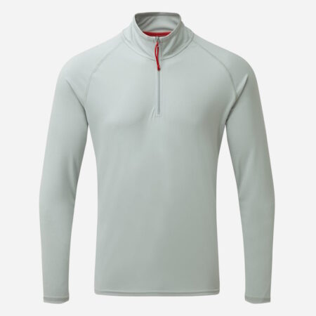 Gill UV Tec Long Sleeve Zip Tee Grey