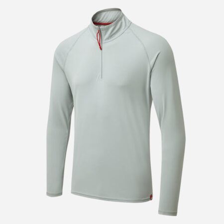 Gill UV Tec Long Sleeve Zip Tee Grey